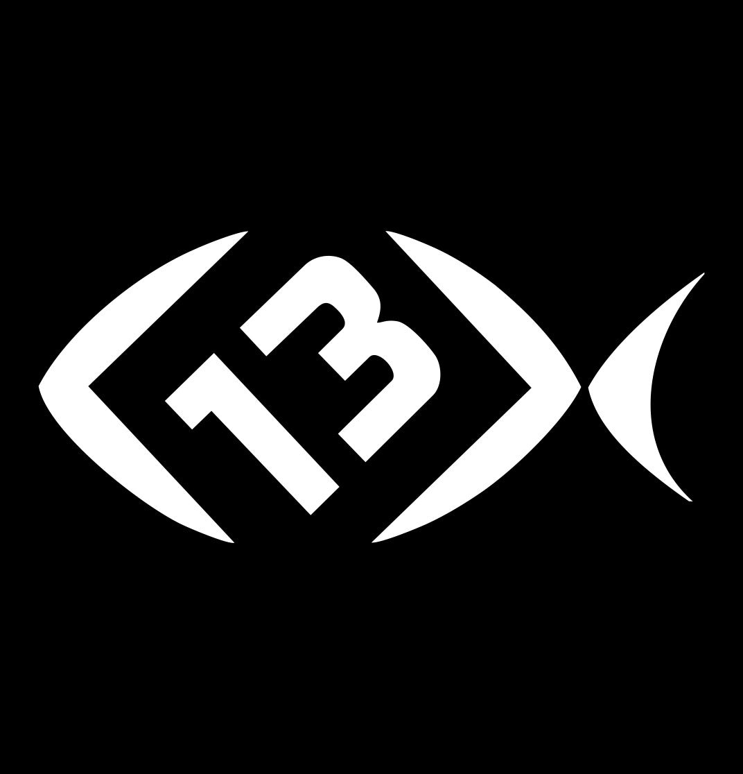 13 Fishing decal, sticker