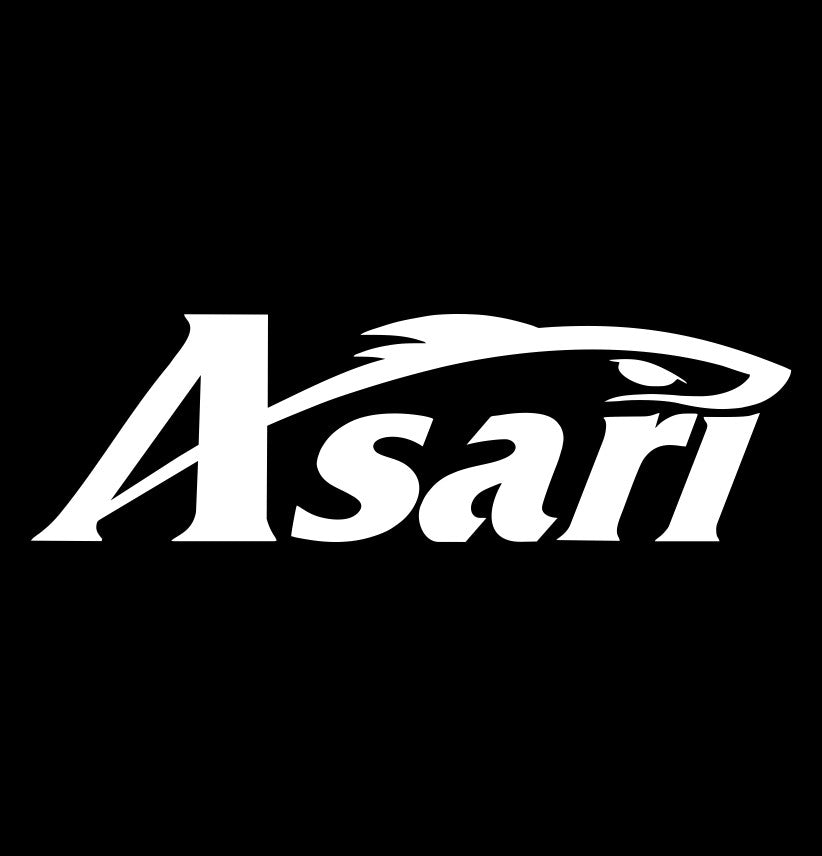Asari Lures decal, sticker, hunting fishing decal, car sticker
