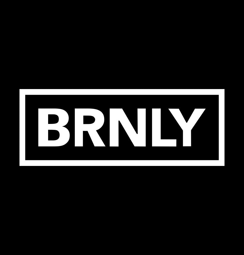 BRNLY decal, sticker, hunting fishing decal, car sticker