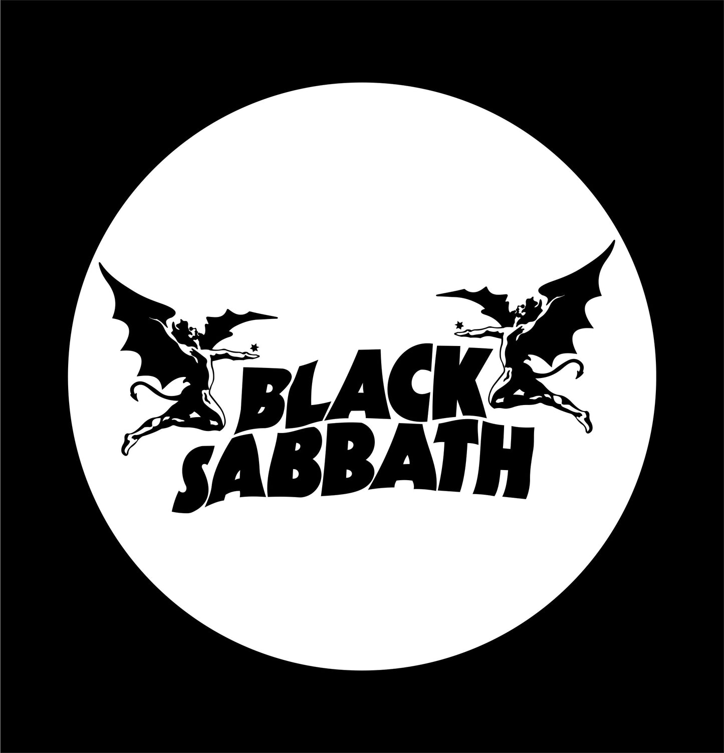 black sabbath band decal B