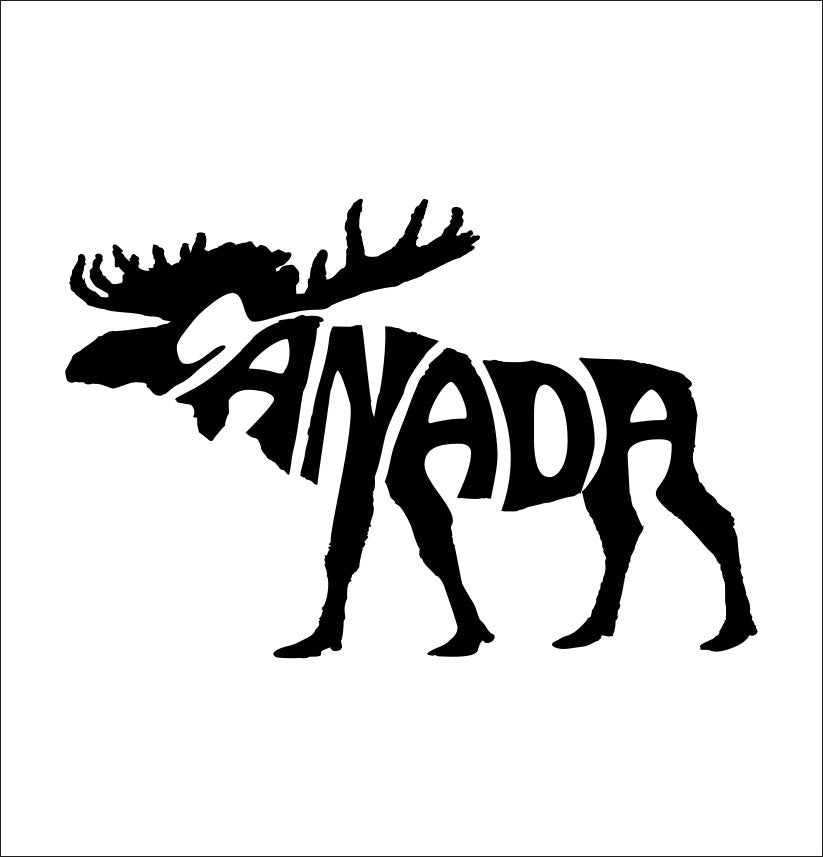 Canada moose decal, sticker , Canada, canadian patriotic decal, car sticker