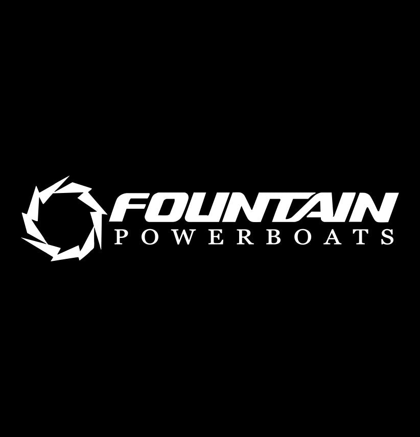Fountain Boats decal, sticker, hunting fishing decal, car sticker