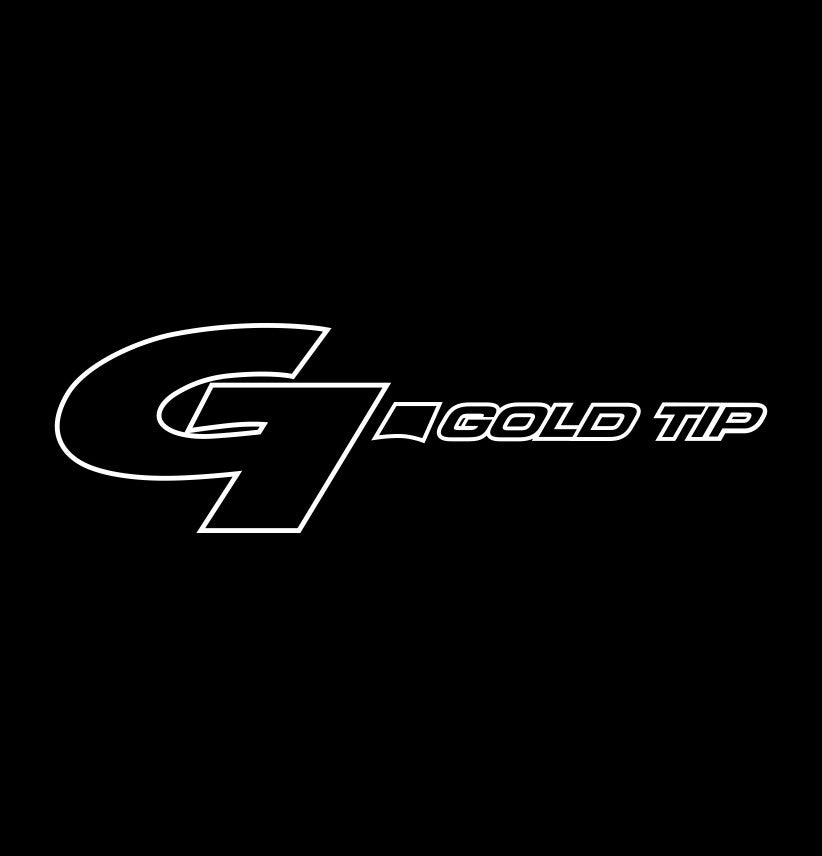 Gold Tip Arrows decal, sticker, hunting fishing decal, car sticker