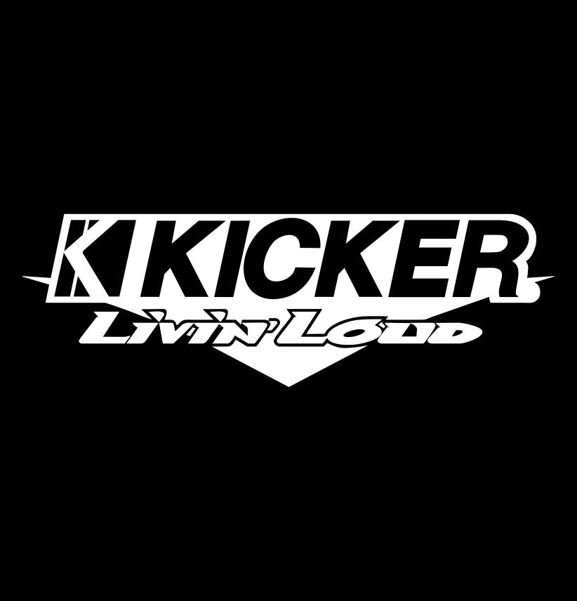 Kicker decal, sticker, audio decal