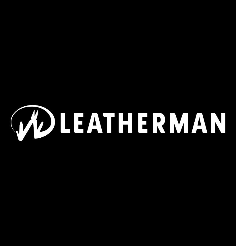 Leatherman decal, sticker, hunting fishing decal, car sticker