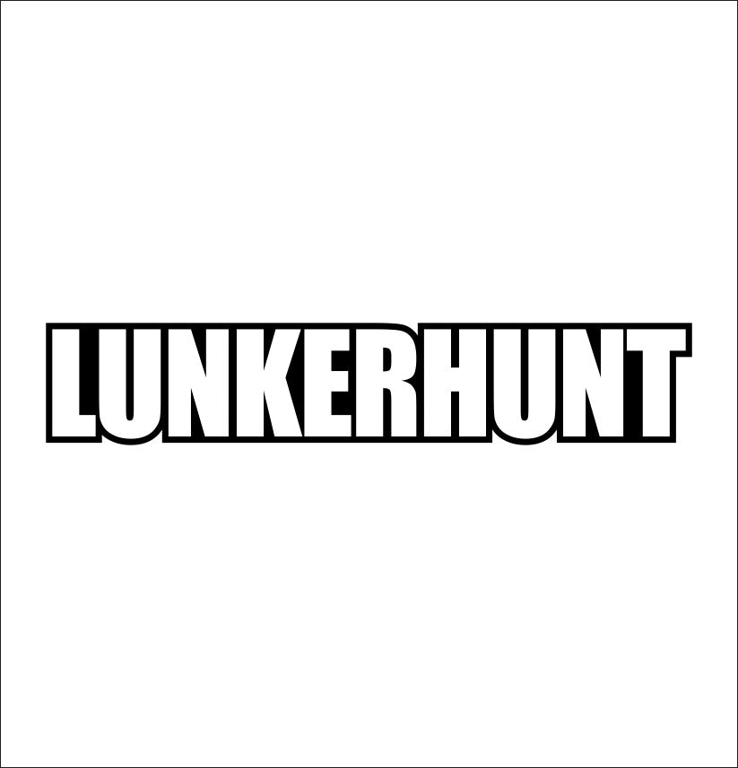 Lunkerhunt Fishing decal, sticker, hunting fishing decal, car sticker
