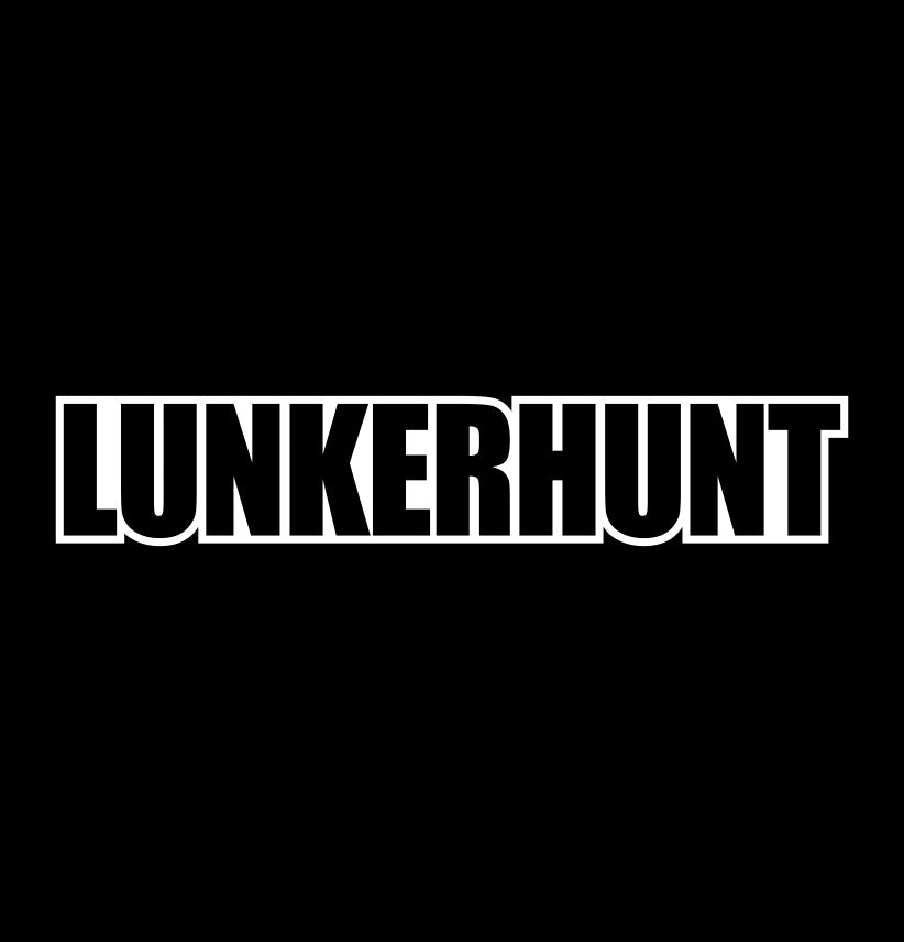 Lunkerhunt Fishing decal, sticker, hunting fishing decal, car sticker