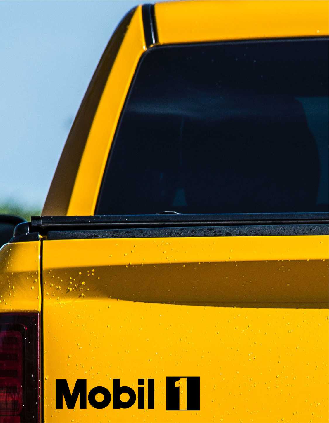 Mobil 1 decal, sticker