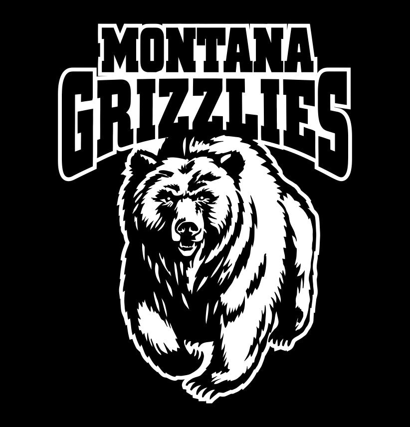 Montana Grizzlies decal, sticker