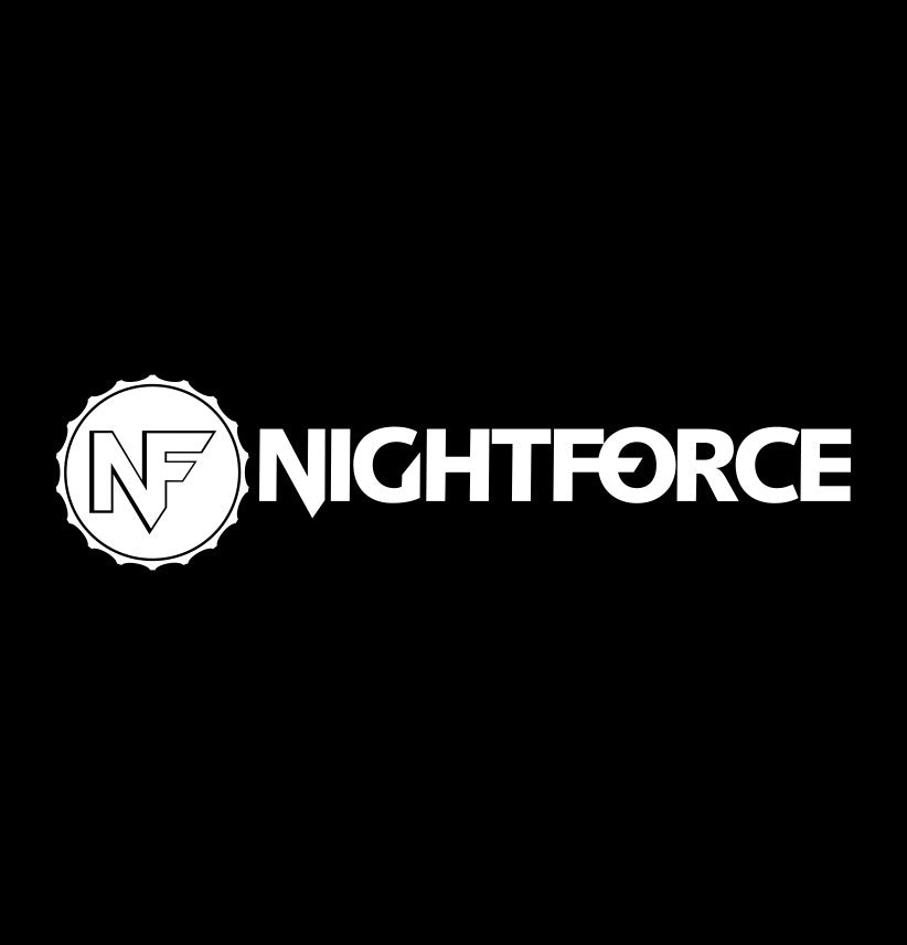 Nightforce Optics decal, sticker, hunting fishing decal, car sticker b