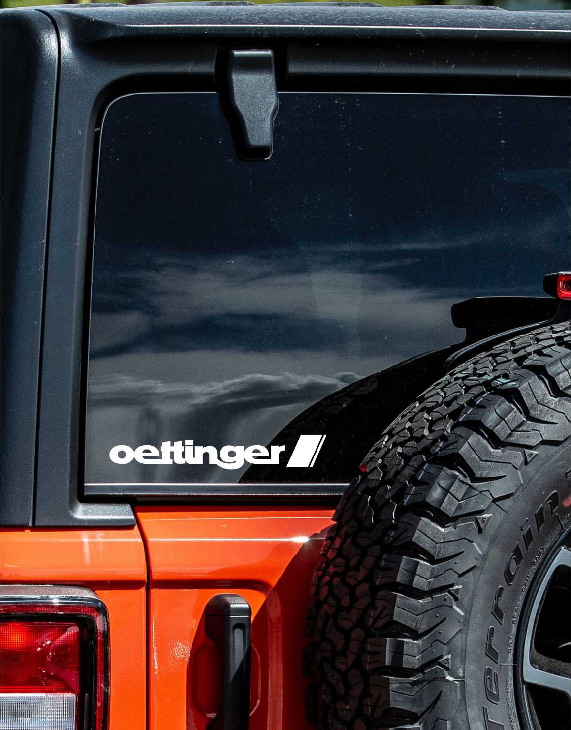 Oettinger decal, sticker