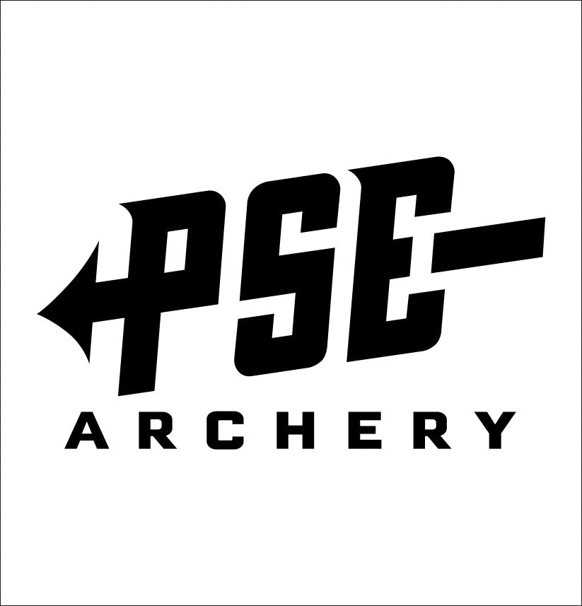 PSE Archery decal, sticker, fishing hunting sticker, car decal