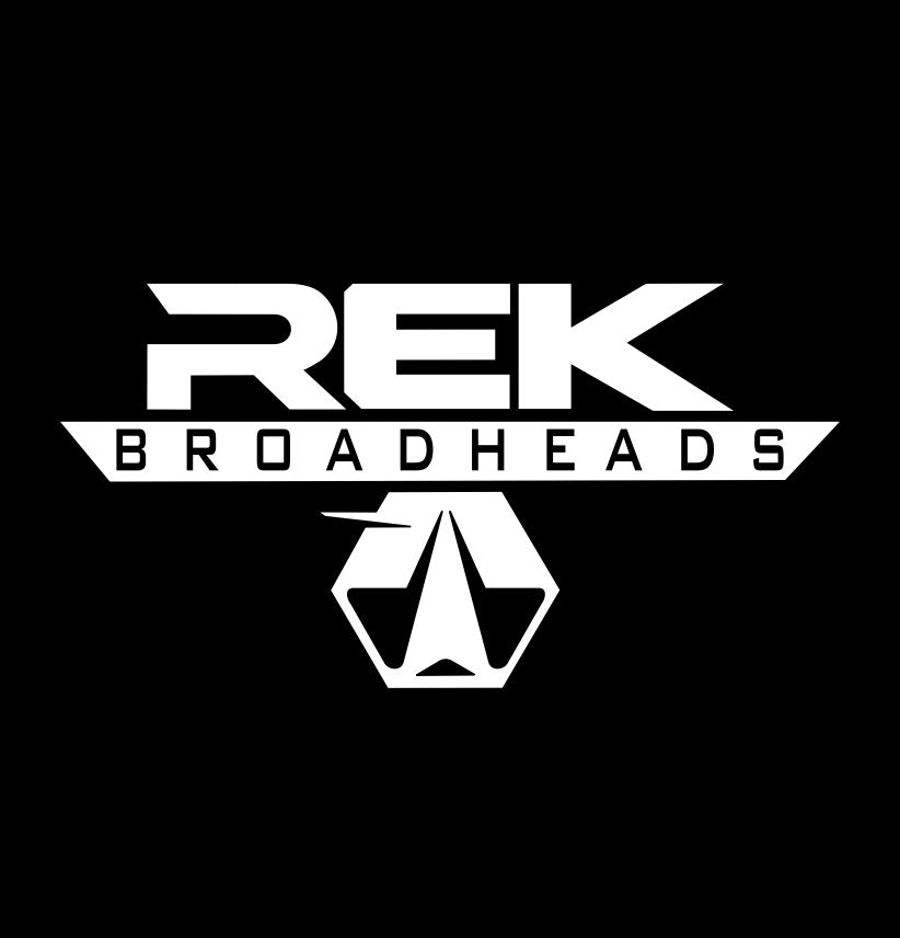 REK Broadheads decal, sticker, hunting fishing decal, car sticker