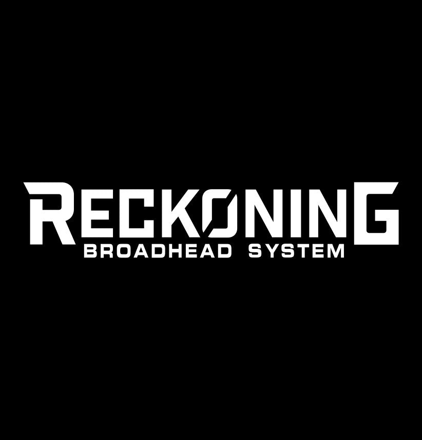 Reckoning Broadhead decal, sticker, hunting fishing decal