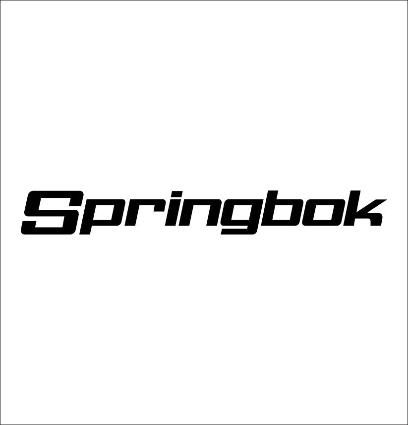 Springbok Boats decal, sticker, hunting fishing sticker, car decal b