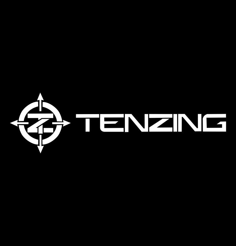 Tenzing outdoors decal, sticker, fishing hunting sticker, car decal
