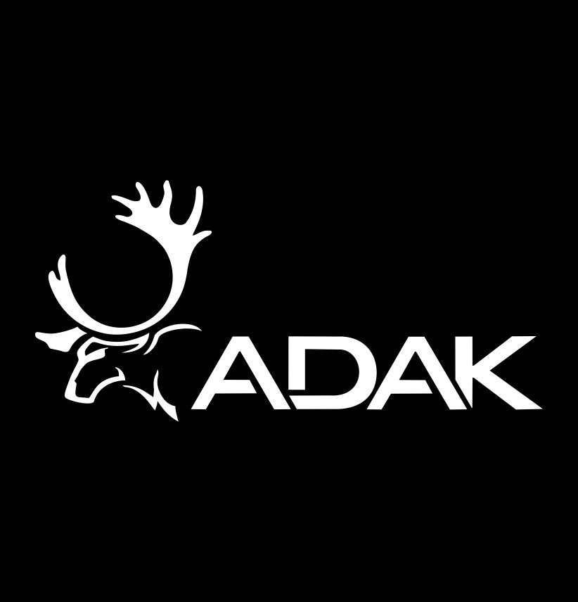 adak hunt decal, hunting, fishing car decal, sticker