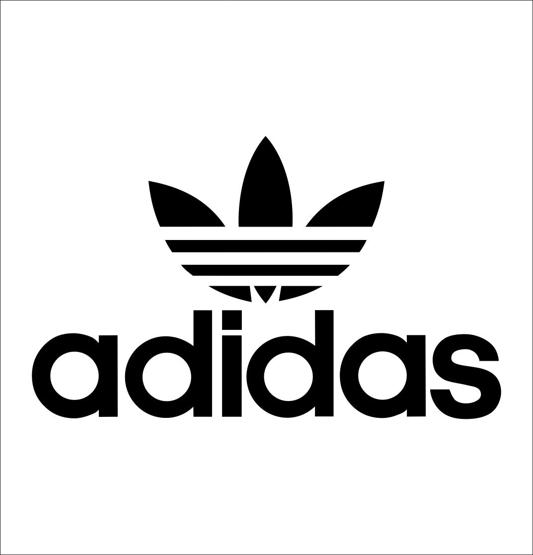 Adidas decal, sticker