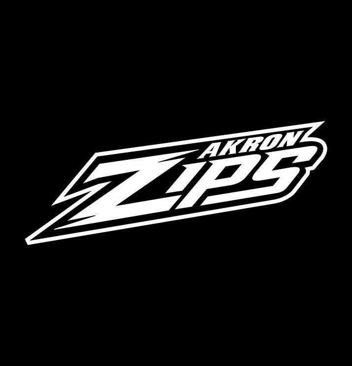 Akron Zips decal, sticker