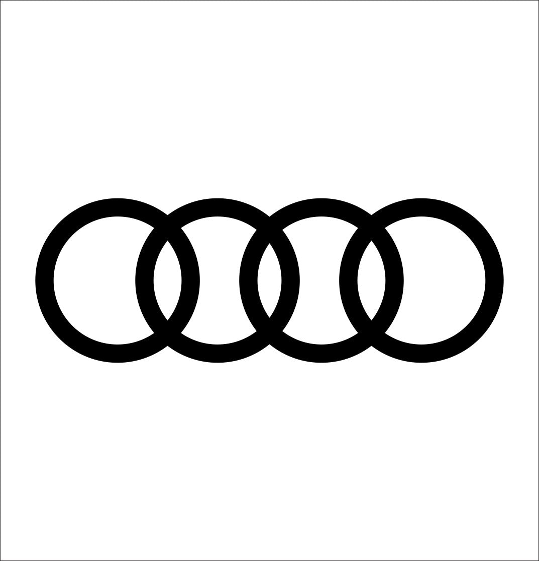 Audi Rings Decal, sticker
