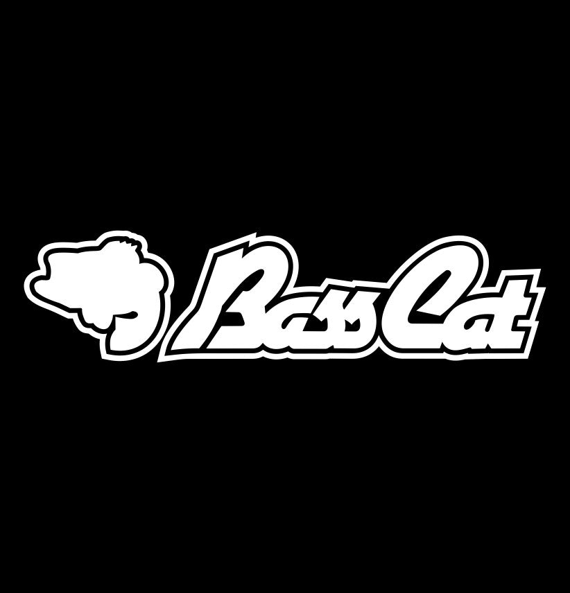 bass cat decal, sticker, fishing hunting decal, car sticker