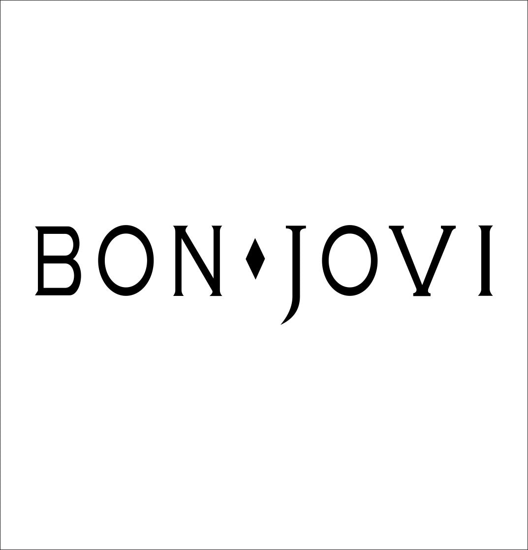 bon jovi band decal, sticker