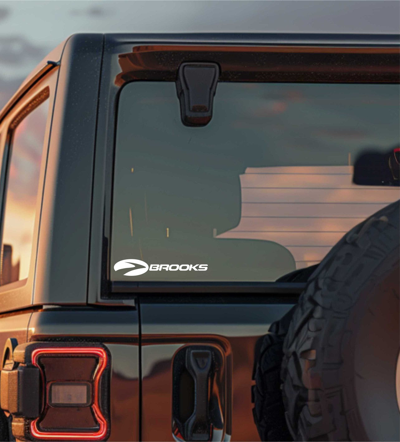 Brooks decal, sticker
