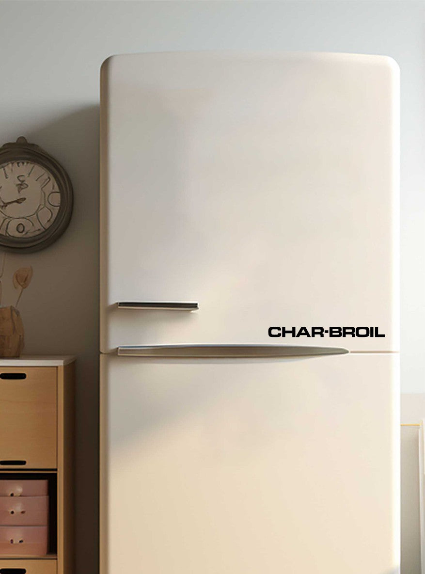 Char-Broil decal, barbecue decal smoker decals, car decal