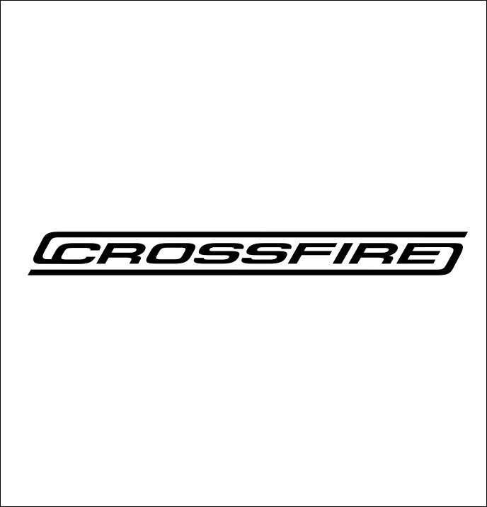 Crossfire decal, sticker