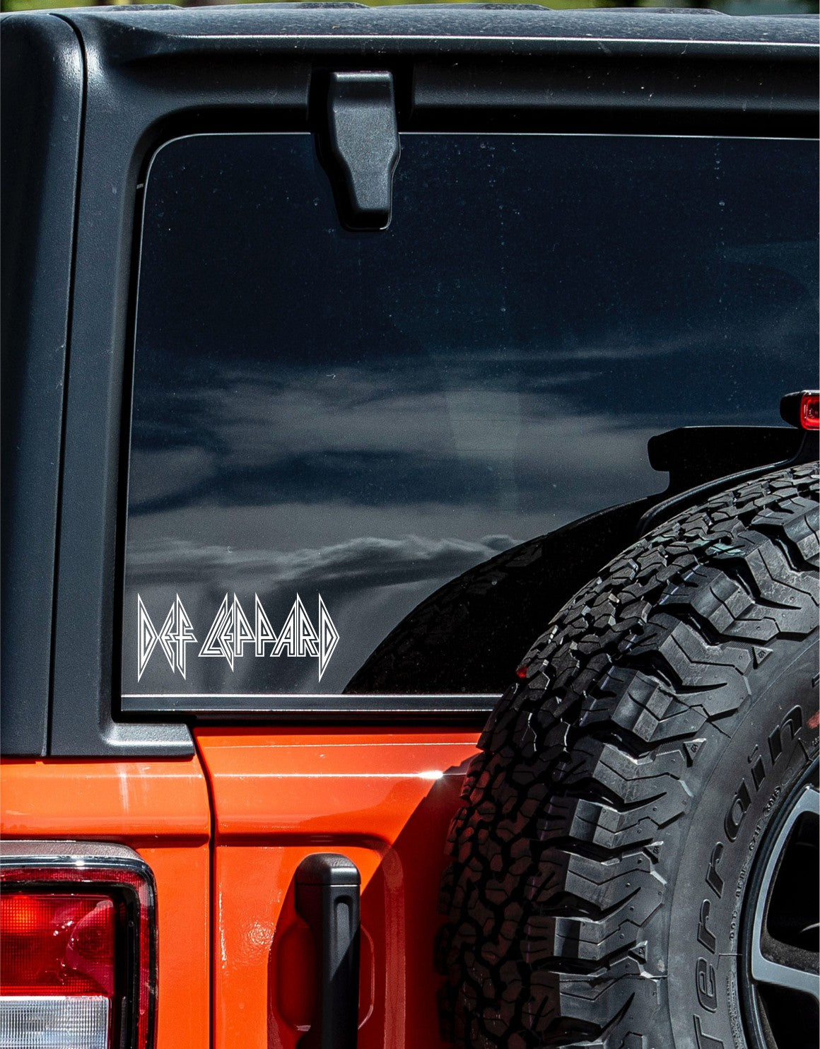 def leppard band decal