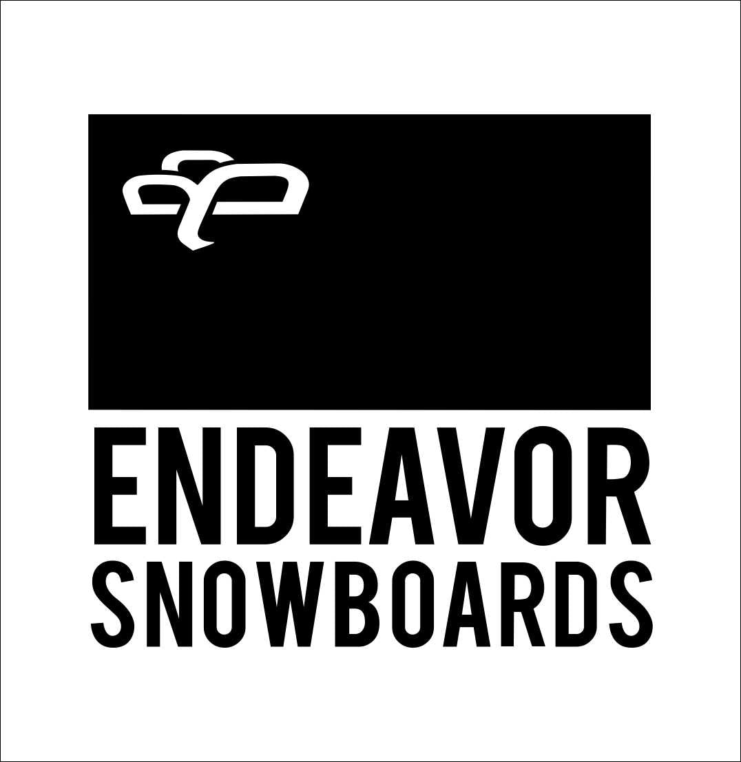 Endeavor Snowboards decal, sticker