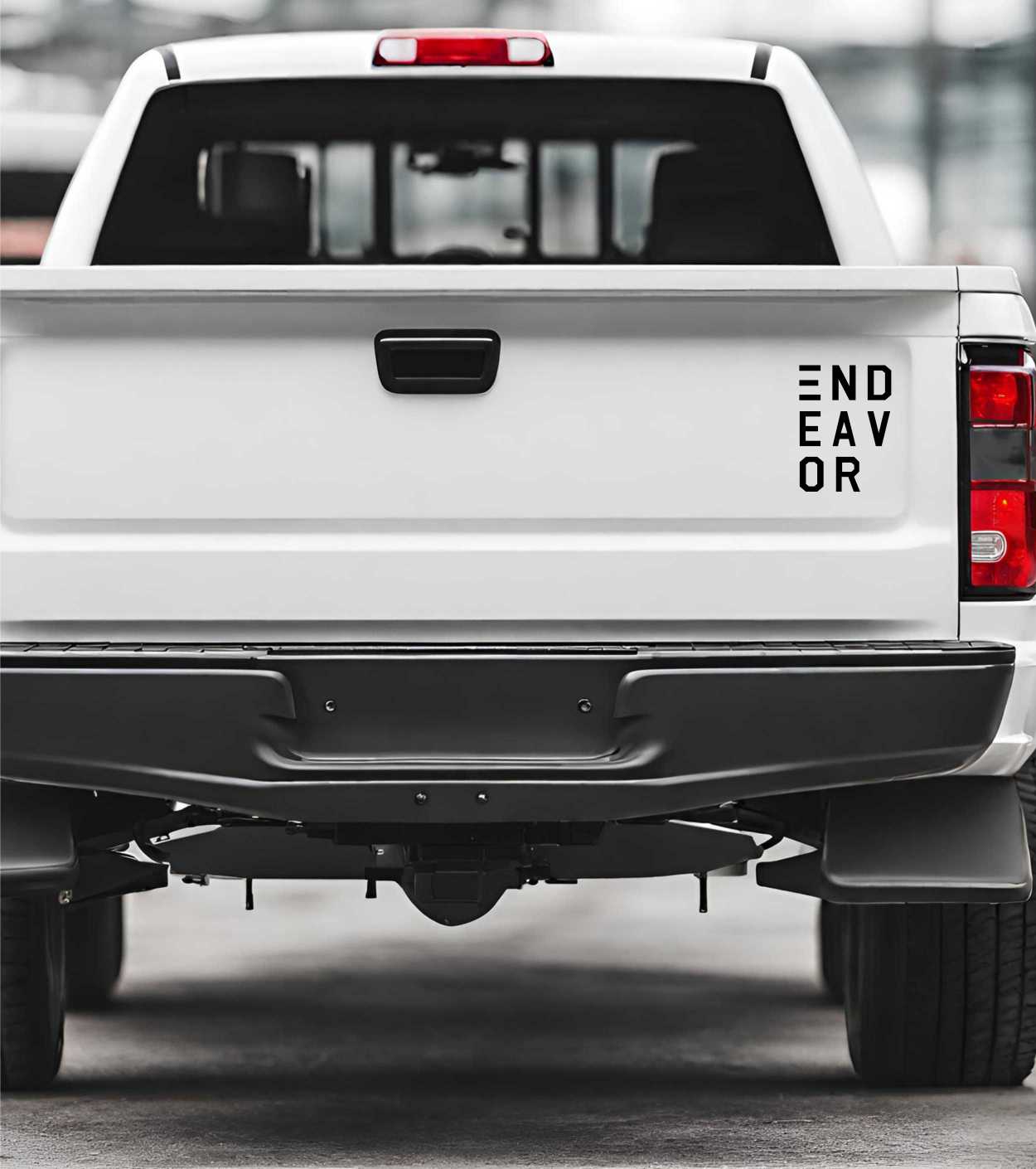 Endeavor Snowboards decal B, sticker