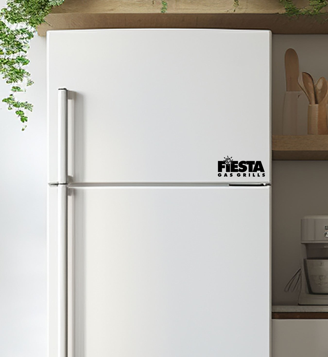 Fiesta Grills decal, barbecue, smoker decals, car decal