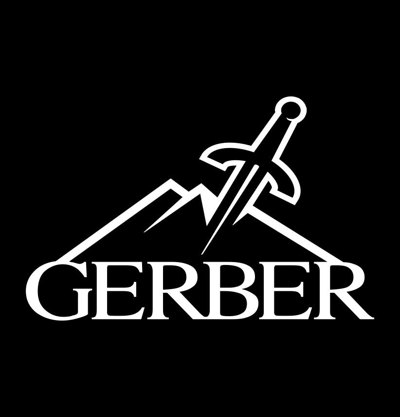 gerber gear decal, sticker, hunting fishing decal, car sticker b