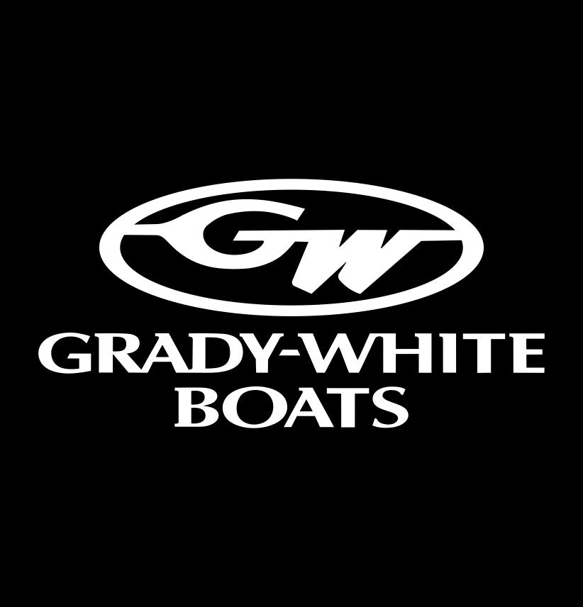 grady white boats decal, sticker, hunting fishing decal, car sticker