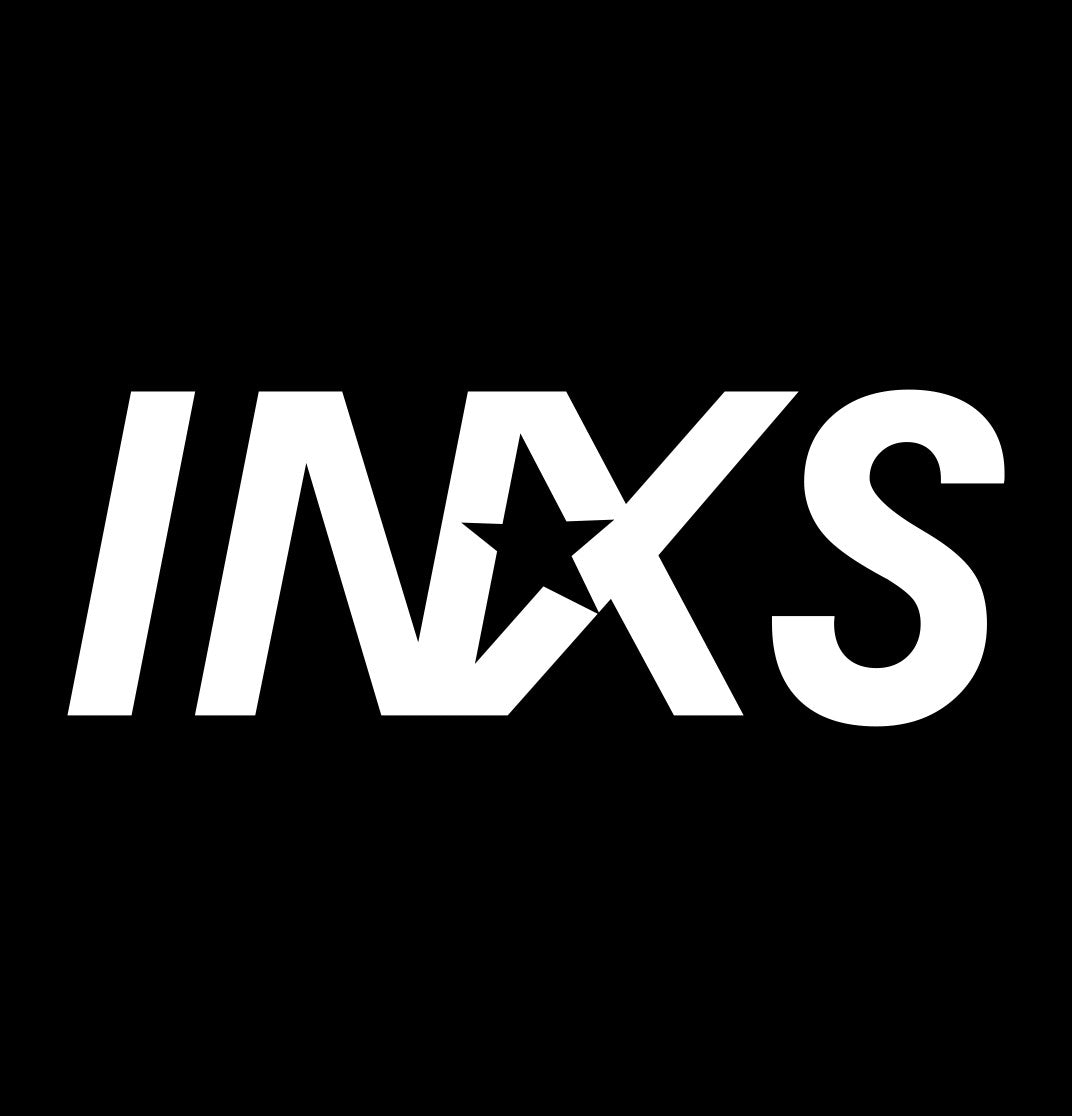 inxs band decal, sticker