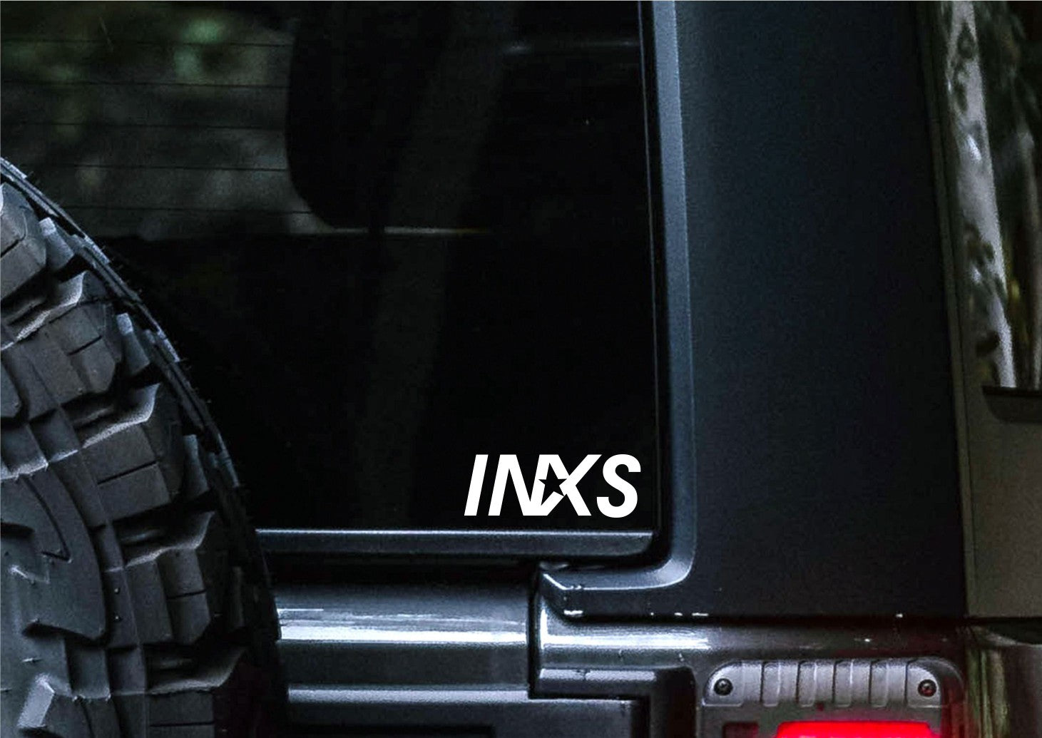 inxs band decal, sticker
