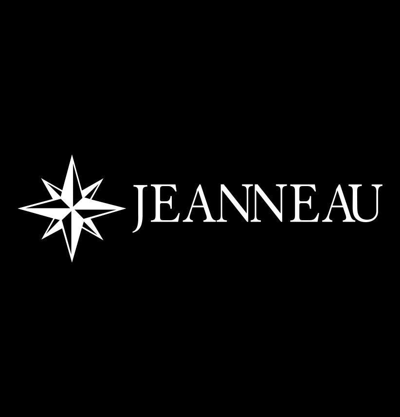 jeanneau boats decal, sticker, hunting fishing decal, car sticker