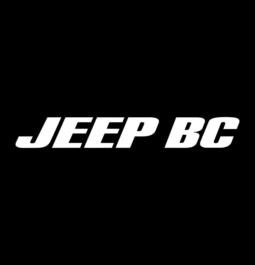 Jeep BC decal