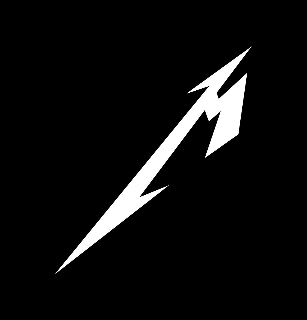 metallica band decal B