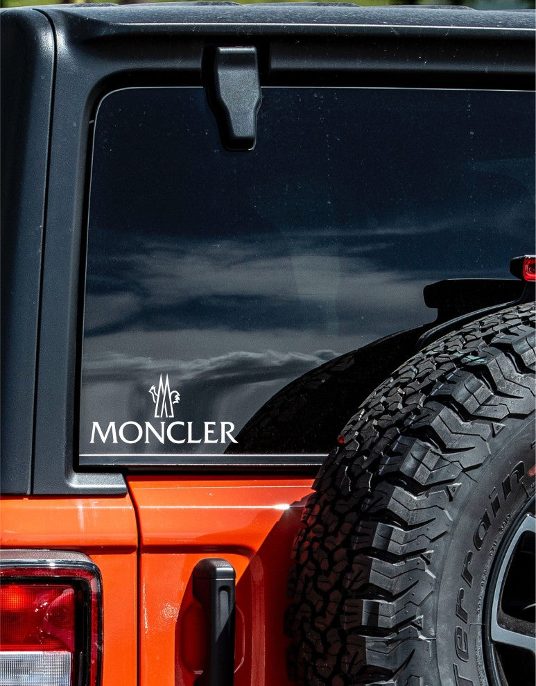 Moncler decal, sticker