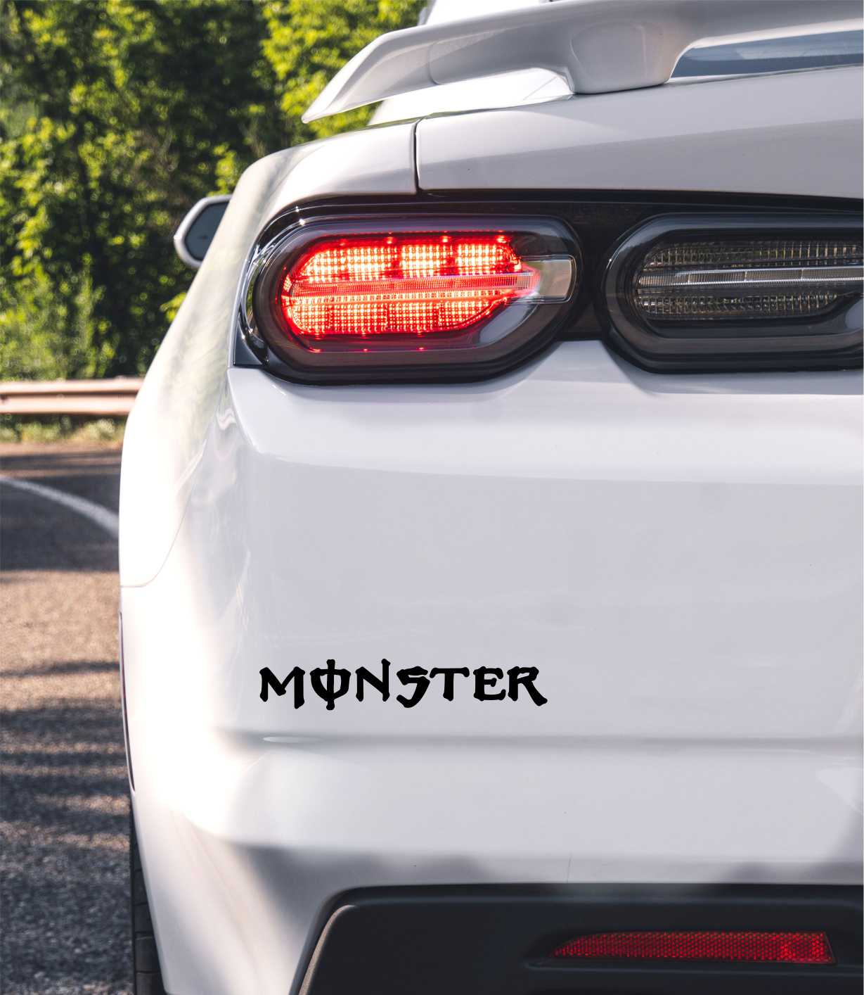 Monster decal, sticker b