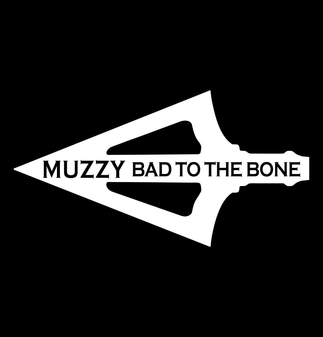 Muzzy Bad to the bone decal