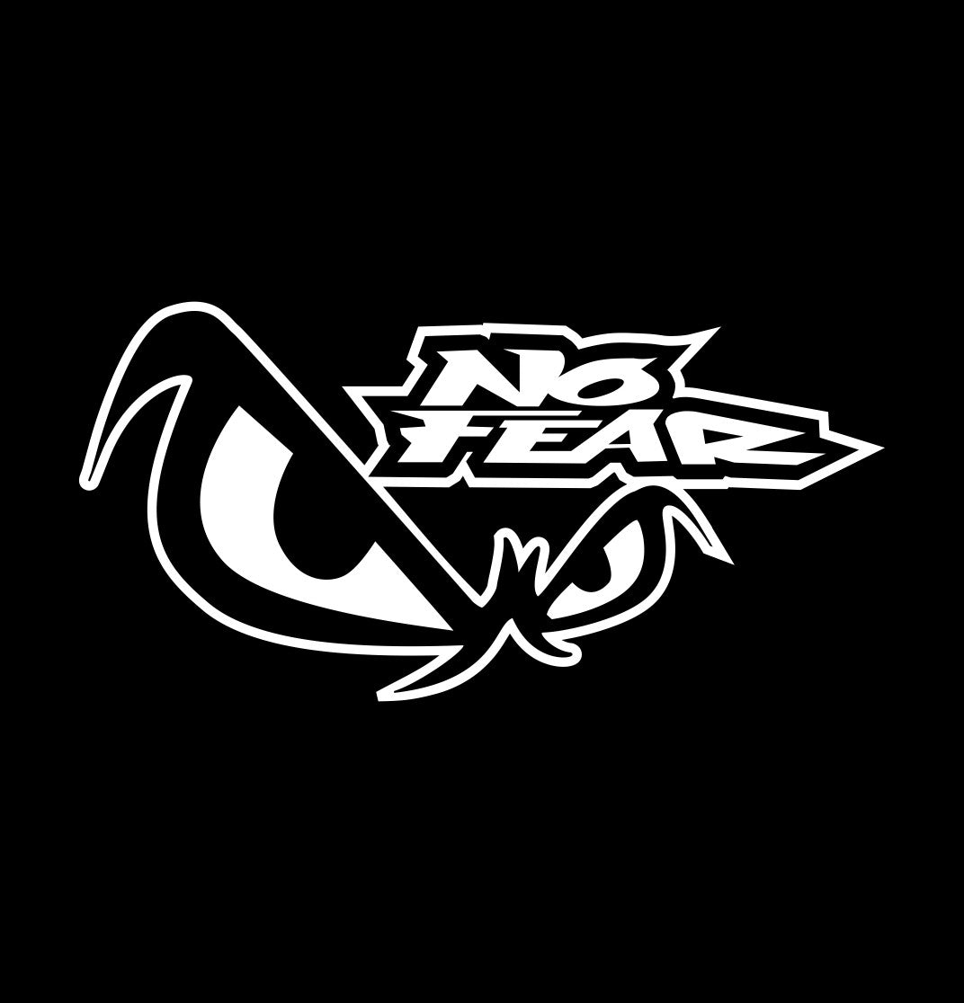 No Fear decal, sticker B