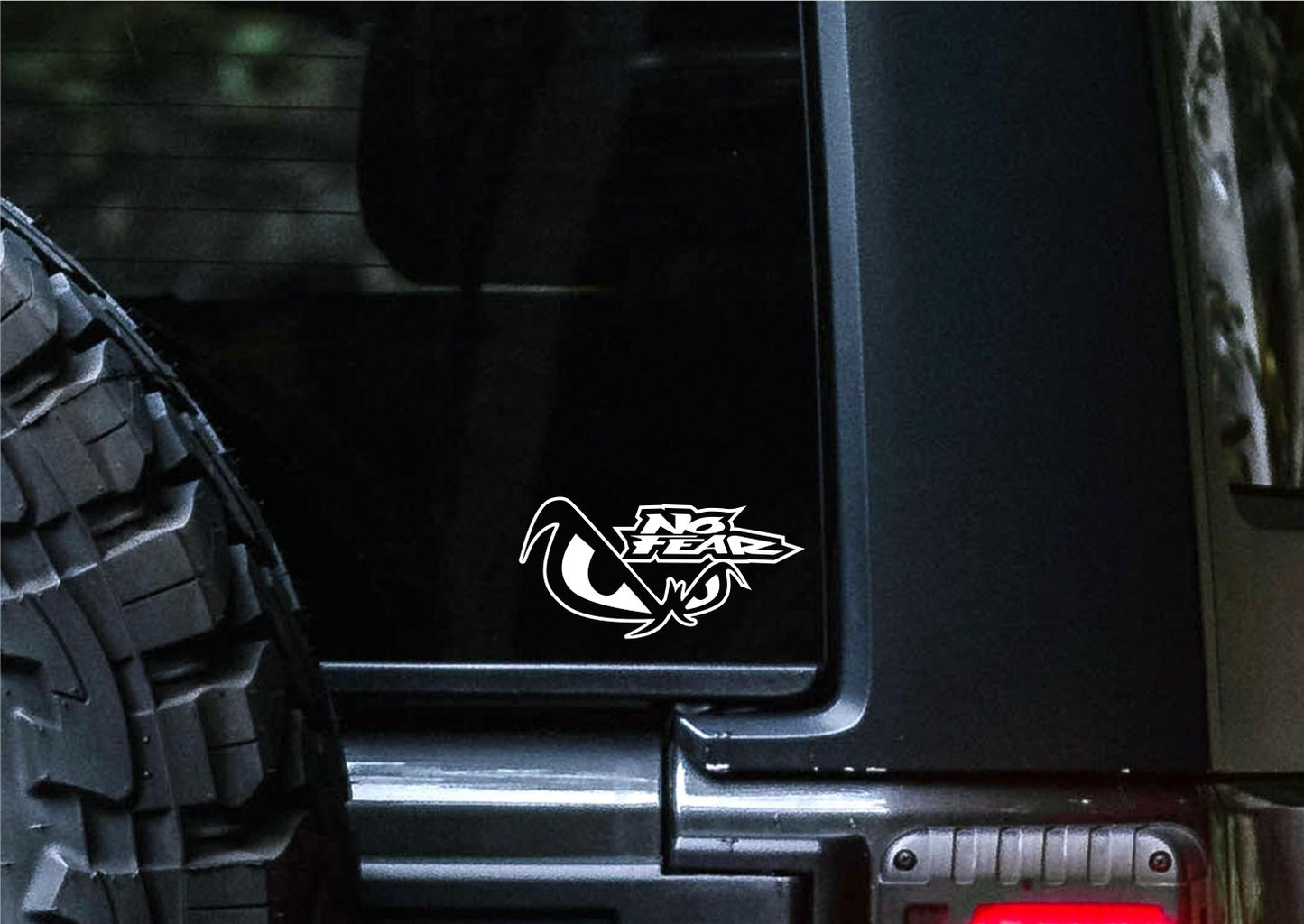 No Fear decal, sticker B