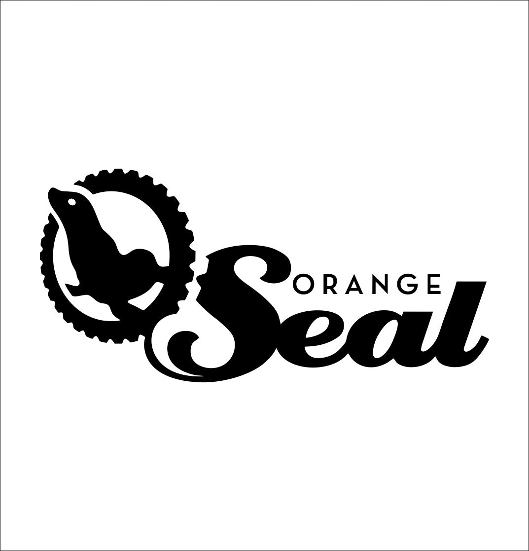 Orange Seal decal, sticker
