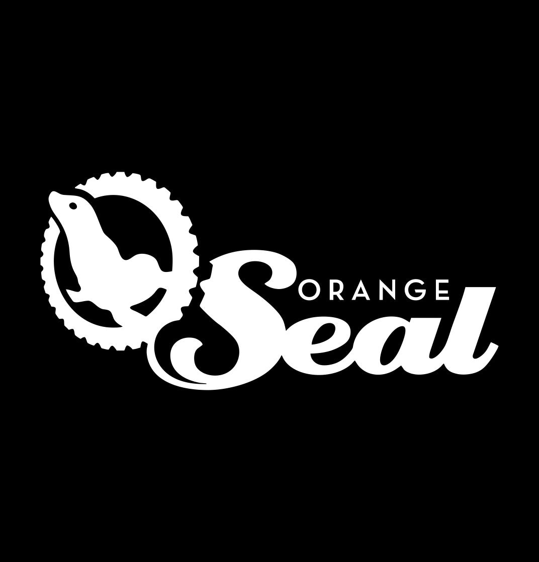 Orange Seal decal, sticker