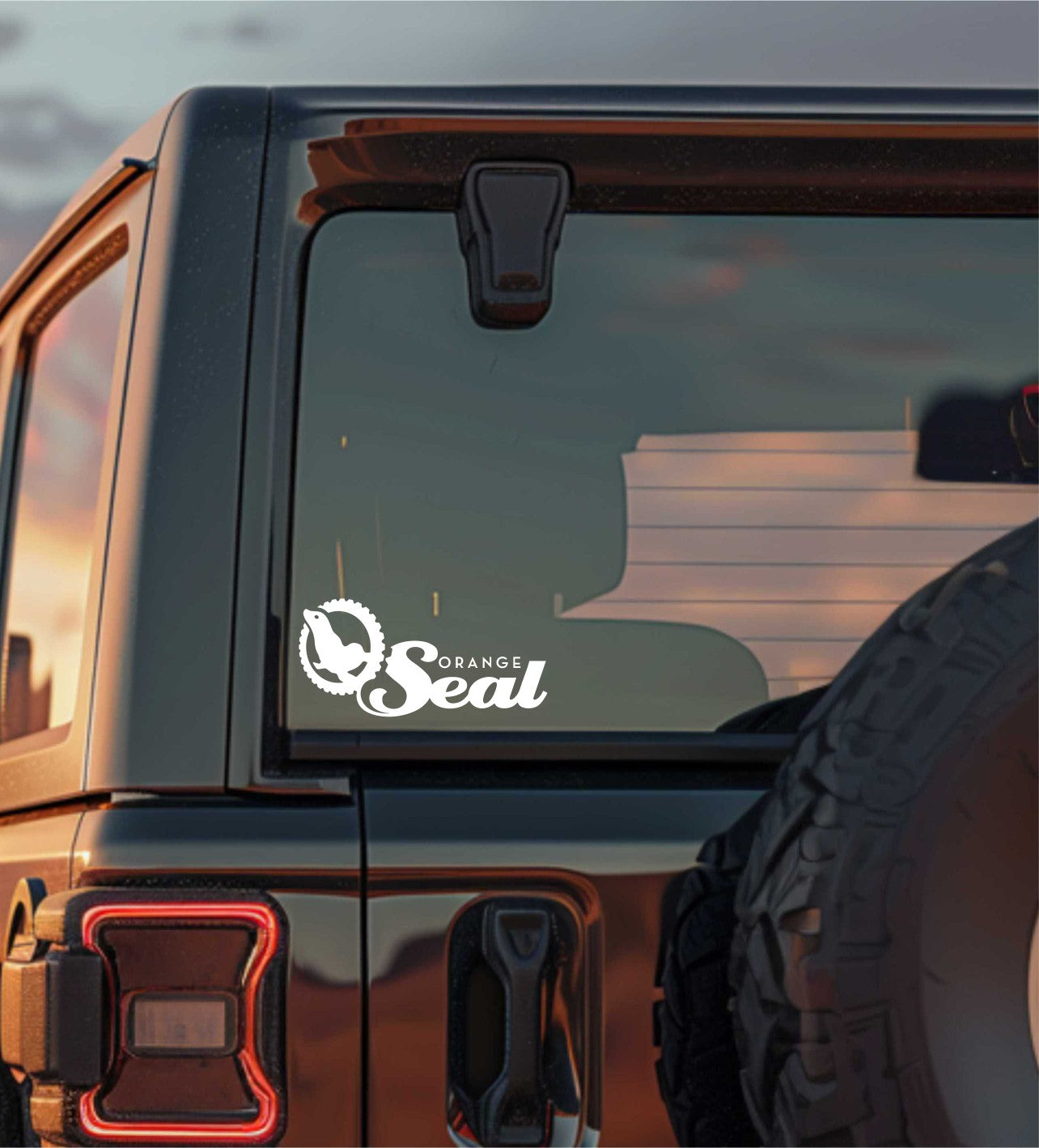 Orange Seal decal, sticker