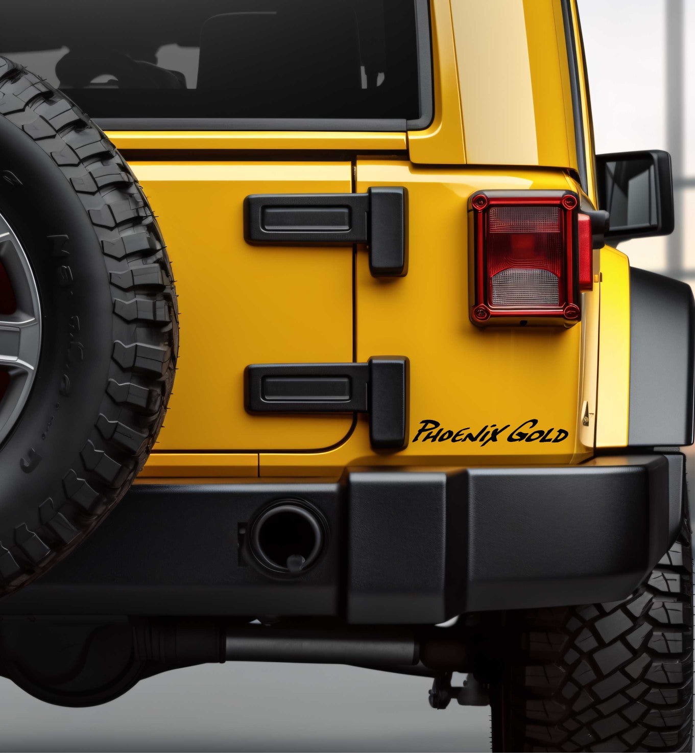 Phoenix Gold decal, sticker