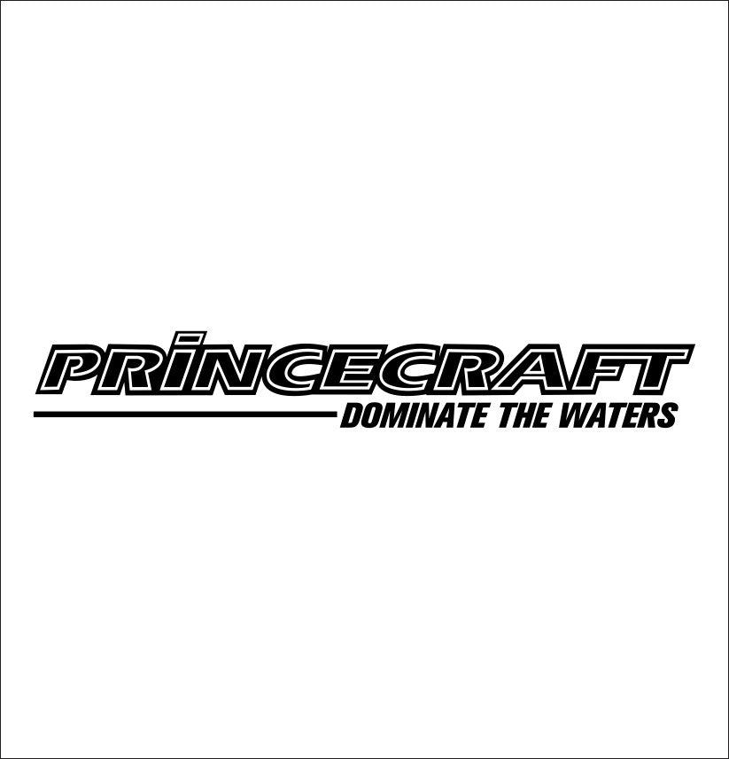 princecraft decal, sticker, fishing hunting sticker, car decal b